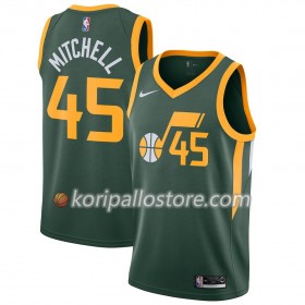 Utah Jazz Donovan Mitchell 45 2018-19 Nike Vihreä Miesten Pelipaidat Swingman 